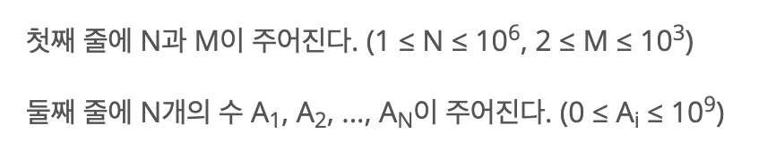 나머지 합 범위